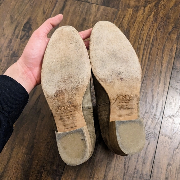 VINCE Haider Suede Ankle Bootie - Flint - Picture 10 of 11